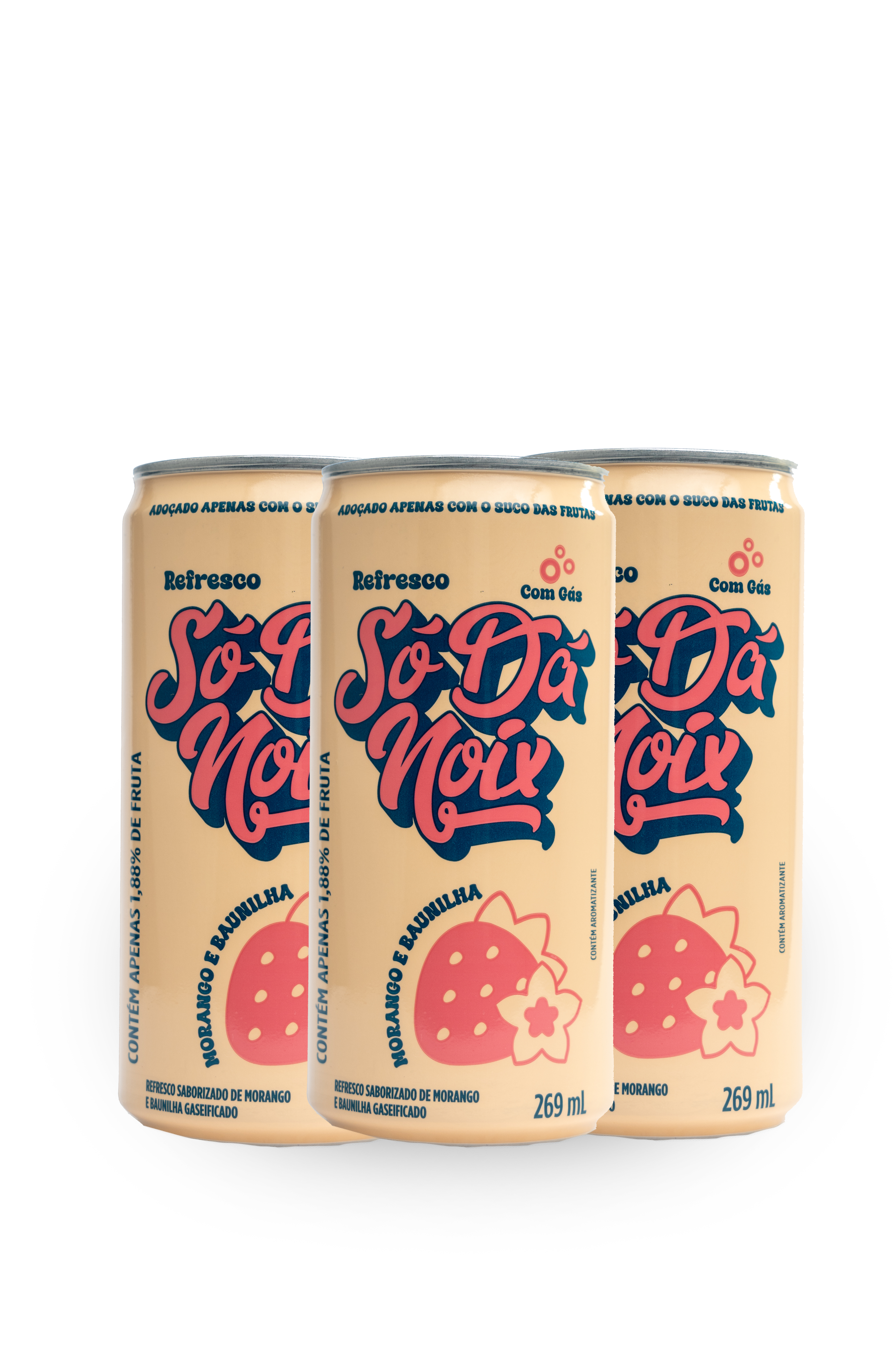 Pack - Morango e Baunilha - 12 Latas